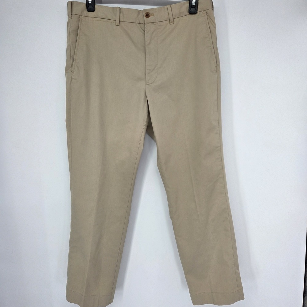 Ralph Lauren Polo Golf Tailored Fit Pants Men Size 34x32 Biege Stretch Golfer